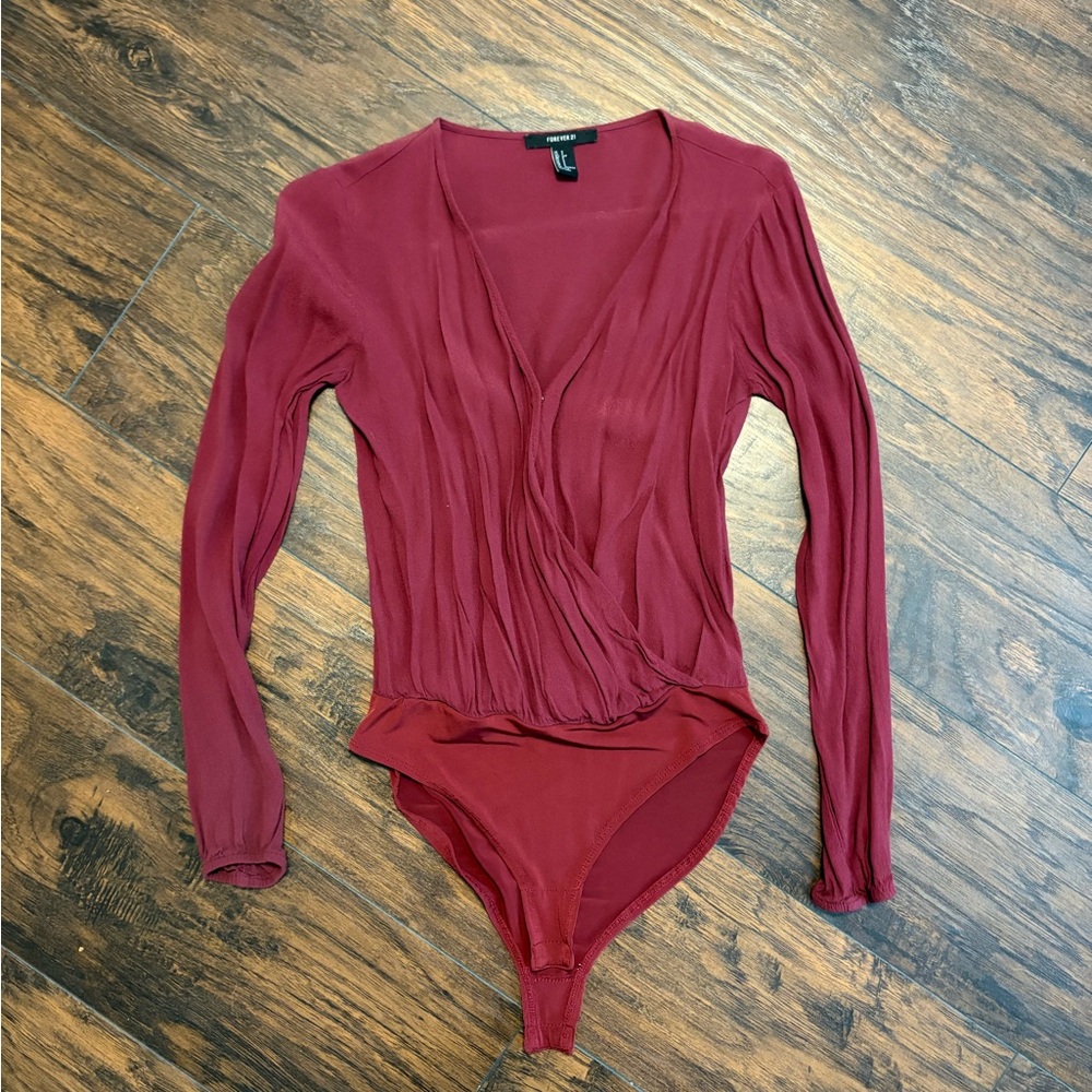 Forever 21 Burgundy Top